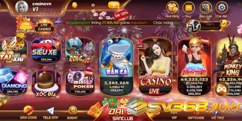sanclub Kho tàng game tại Sanclub